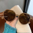 Trendy Round Frame Sunglasses in Candy Colors UV400 Protection