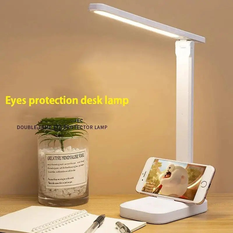 Adjustable LED Desk Lamp With Brightness Control Night Light