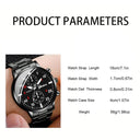 Men's Luxury Hip Hop Watch Set Stylish Timepiece for Gents