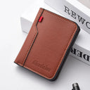 Mens Ultra Thin PU Card Case - Slim Design