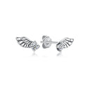 Sterling Silver Earrings Infinity Love