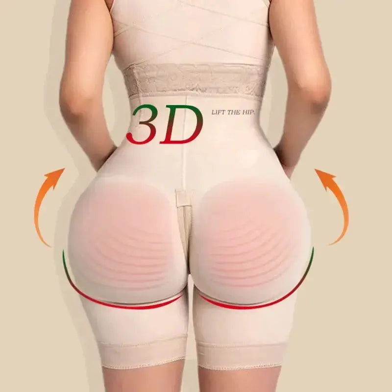AfruliA Booty Hip Enhancer Body Shaper Butt Lifter Shorts