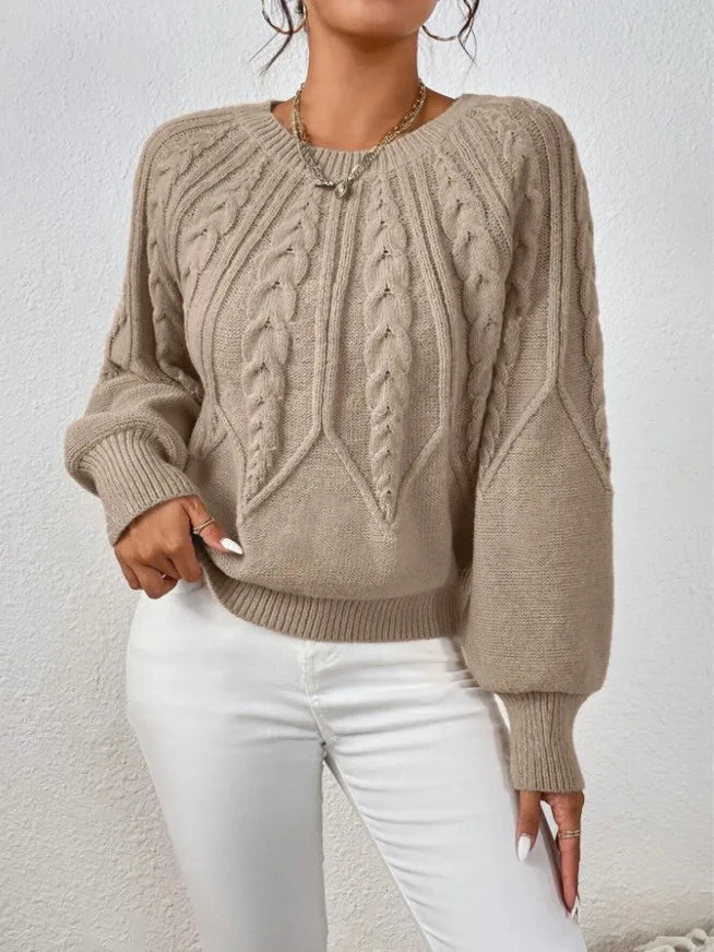 Ribbed Long Sleeve Commuter Sweater