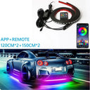 Car Underglow LED Light Kit RGB Dream Color with App Control for Night Glow