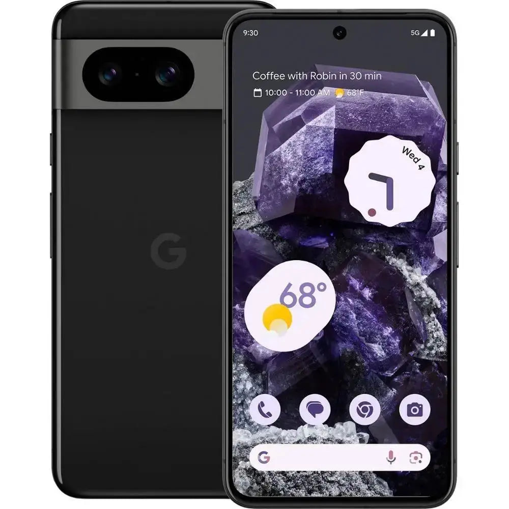 Google / Pixel 8 /Renewed Unlocked Android 5G Smartphone Grade 1-4 Refurbished Used Phone Genuine Includes Charging Cable