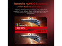 HKC 24 inch (23.8" viewable) Full HD 260hz Fast IPS 1ms HDR400 Low Blue Light 125% sRGB Compact Stand Gaming Computer Monitor G24H3D