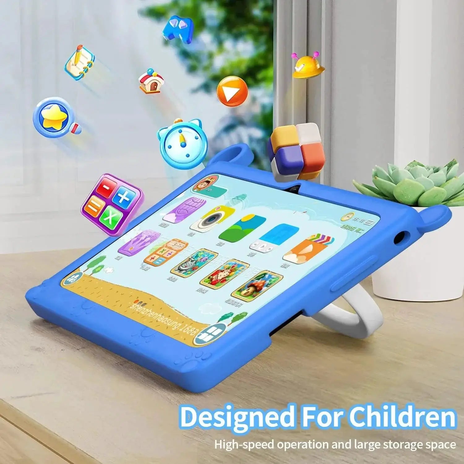 Educational Kids Tablet 7Inch Quad Core 4GB RAM 64GB Storage