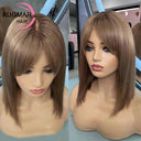 Chestnut Brown Bob Lace Front Wig Stylish Affordable Hairpiece