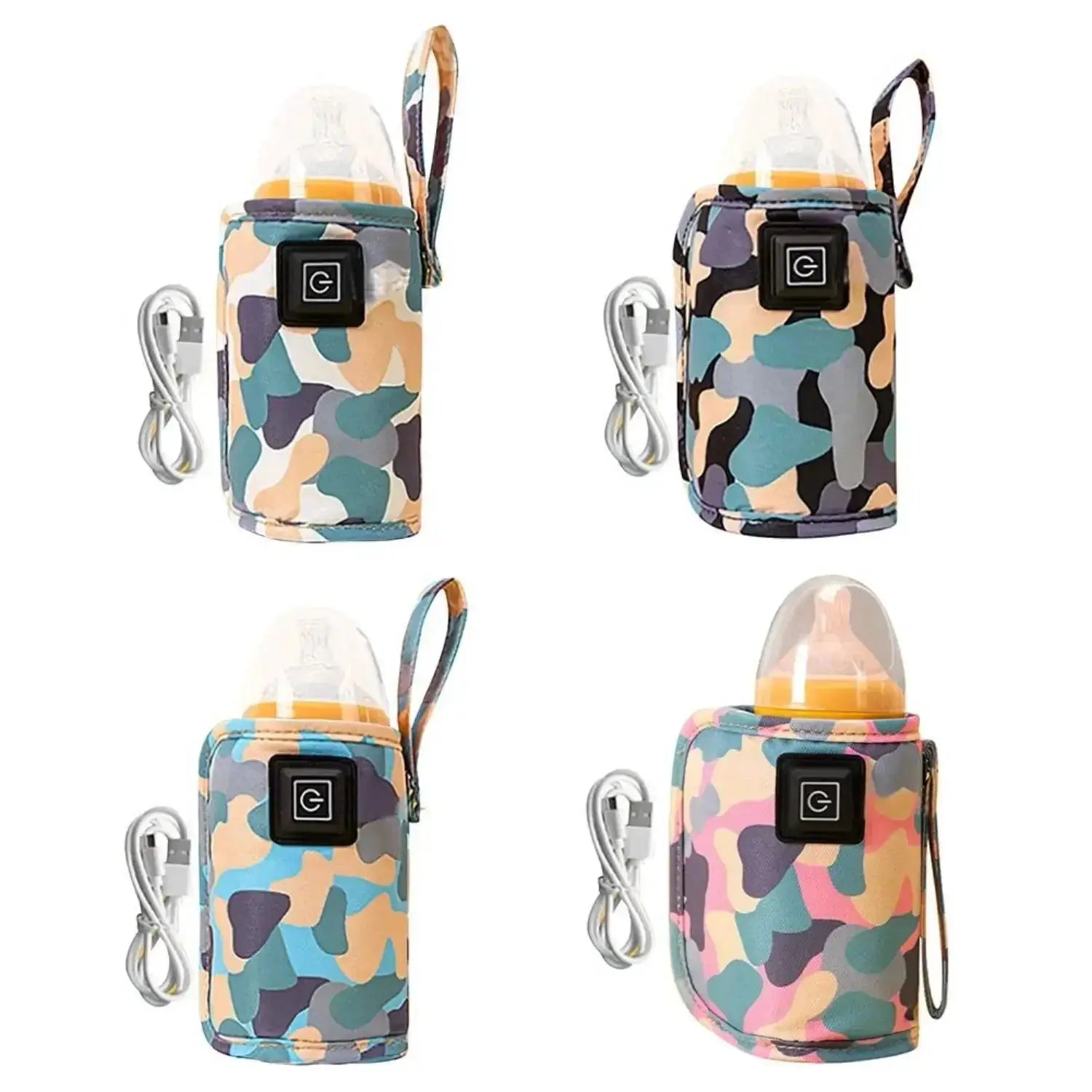 USB Milk Warmer Bottle Heater Travel Insulated Bag