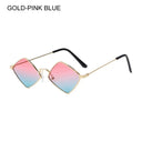 Trendy Diamond Shaped Sunglasses for Men and Women Fashion