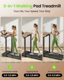 Akluer 3-In-1 Under Desk Treadmill With Adjustable Desk 2.5HP