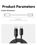 Essager USB Type C To USB C Cable 100W 5A PD Fast Charging