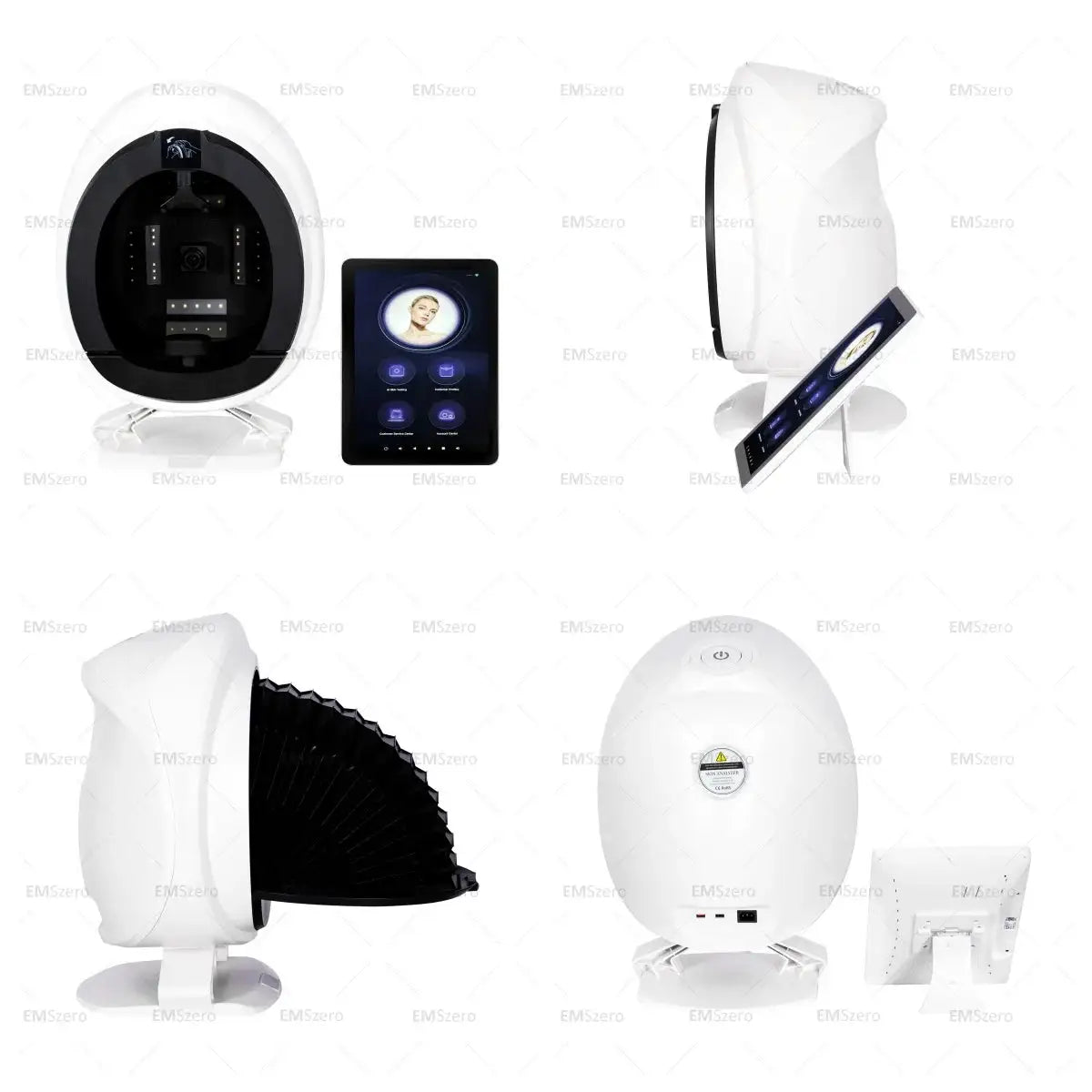 AISA Q1 Skin Analyzer X5 3D Professional Facial Skin Analyzer Machine O1 Pro AI Skin Analysis Scanner 15.6inch 10 Light Spectrum