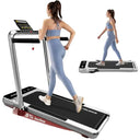 Portable Folding 2 In 1 Walking Pad Treadmill With Incline 2.5HP