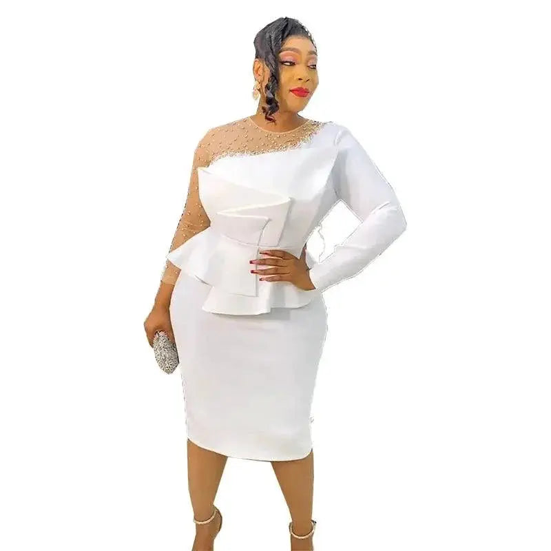 Elegant Beaded Midi Dress for Evening — product view 10