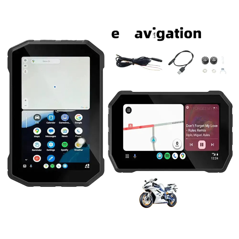 Smart Moto CarPlay GPS Dashboard Pad — product view 1
