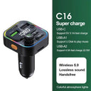 Bluetooth Car Transmitter - 22.5W Fast Charge