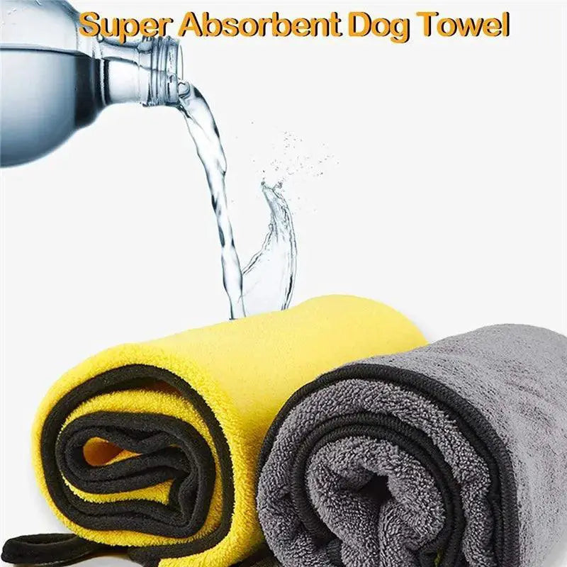 Quick Dry Pet Towels Ultra Absorbent Soft Durable For Pets
