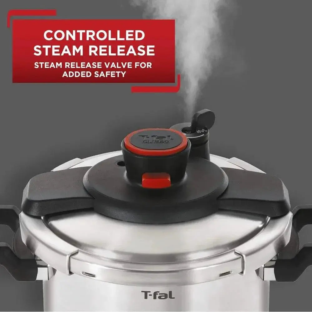 Induction Pressure Cooker 6.3 Quart Stainless Steel