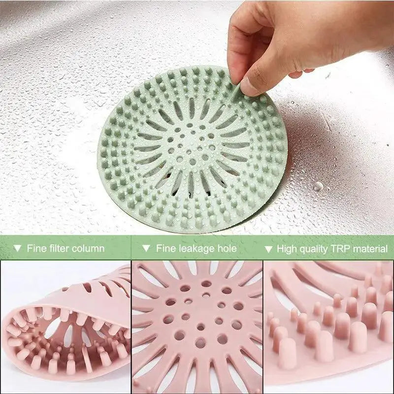 Hair Stopper Sink Strainer Filter For Clog Free Drains