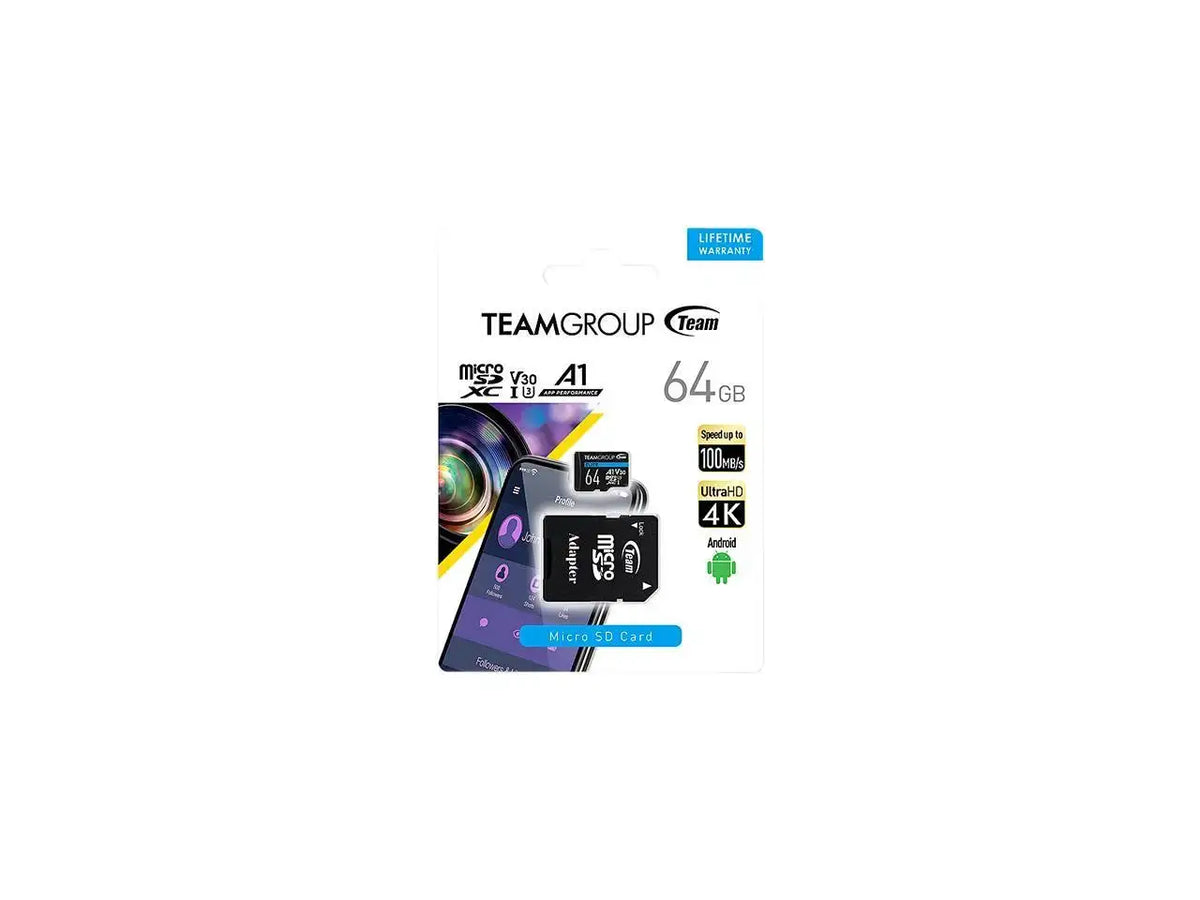 Team Group Elite microSDXC UHS-I , , , UHD Micro SD Card With — product view 4