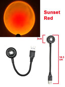 USB LED Sunset Lamp Night Light Projector for Decor Magic