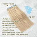 Fine Hair Transformation Seamless Skin Weft Tape Extensions