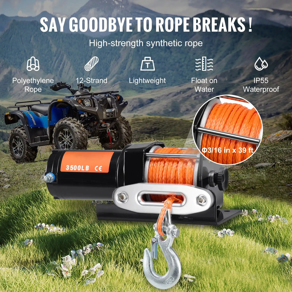 Electric Winch For ATV UTV — product image 4