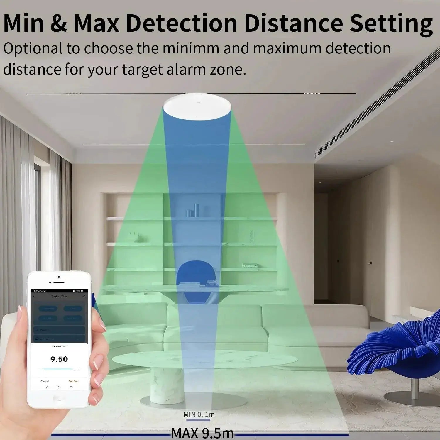 Smart Radar Human Detector For Home Security Device