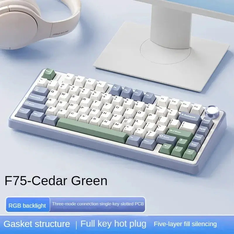 AULA F75 Wireless Hot Swap Keyboard 75 Percent Layout