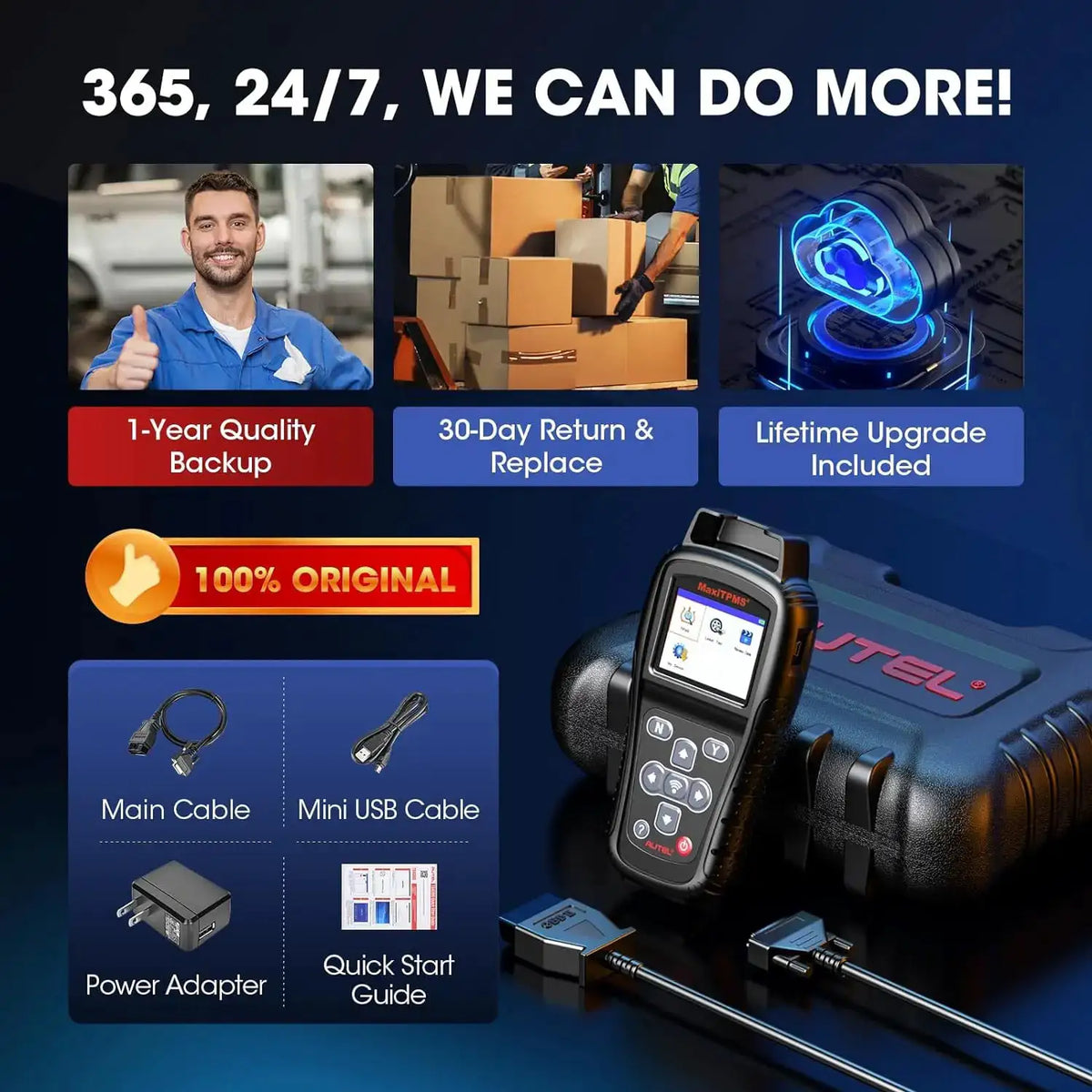 Autel MaxiTPMS TS408S TPMS Relearn Tool — product view 1