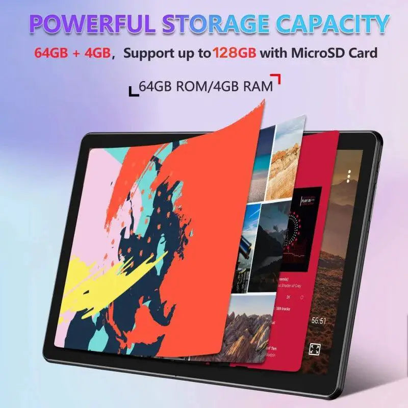 2024 High-Performance 10.1 Inch Android 12 Tablet Octa-Core