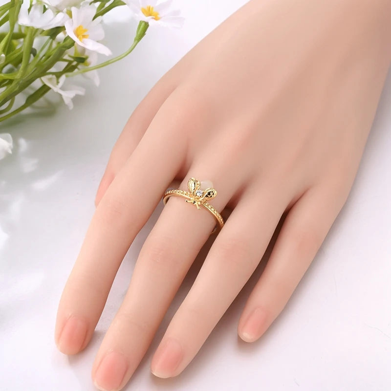 Mula Ring Sterling Silver Golden