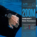Men Luxury Solar Powered Dive Watch