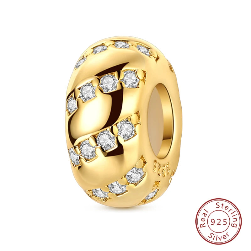 Sterling Silver Charm Beads Forever