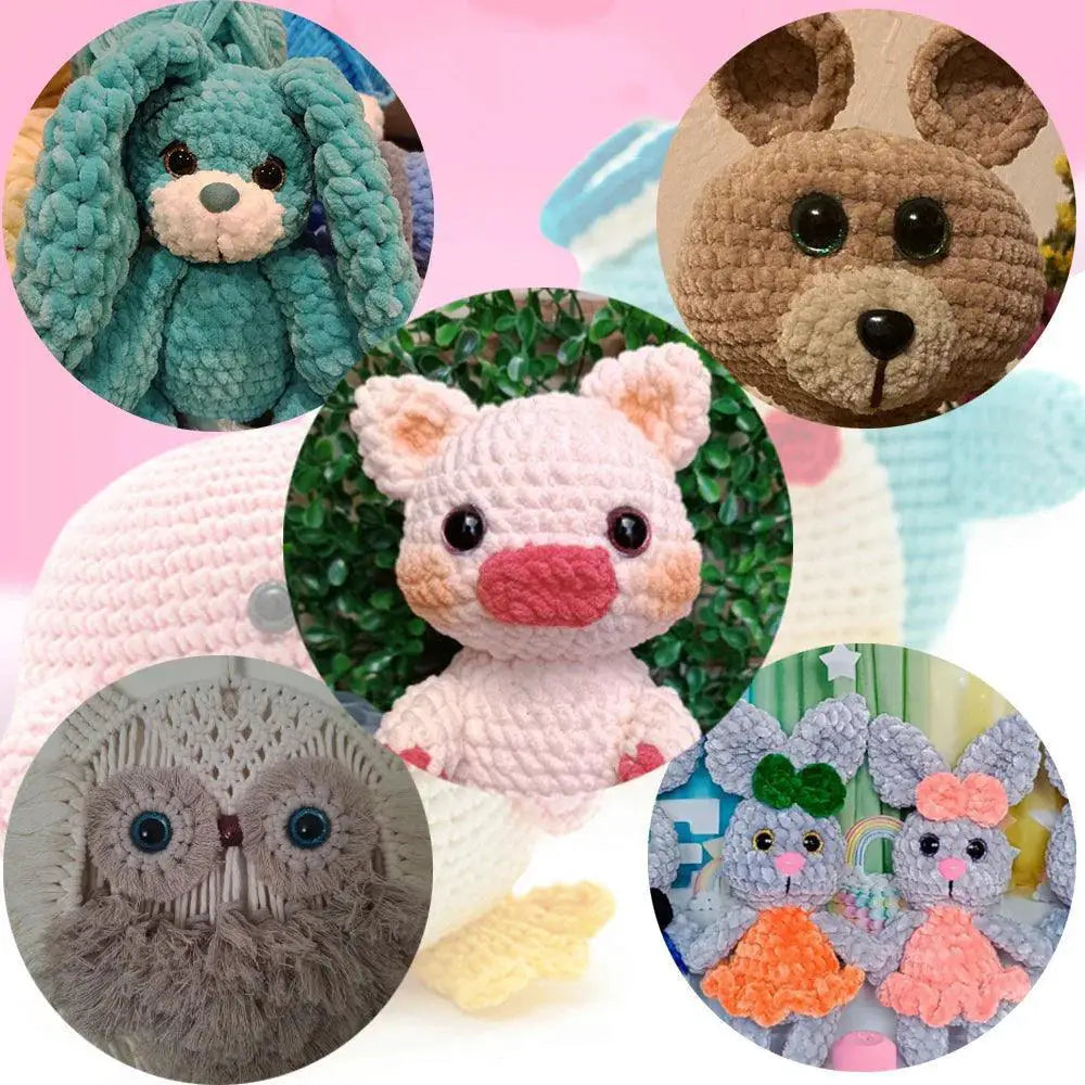 Glitter Safety Eyes For Crochet Toys DIY Projects Crafting