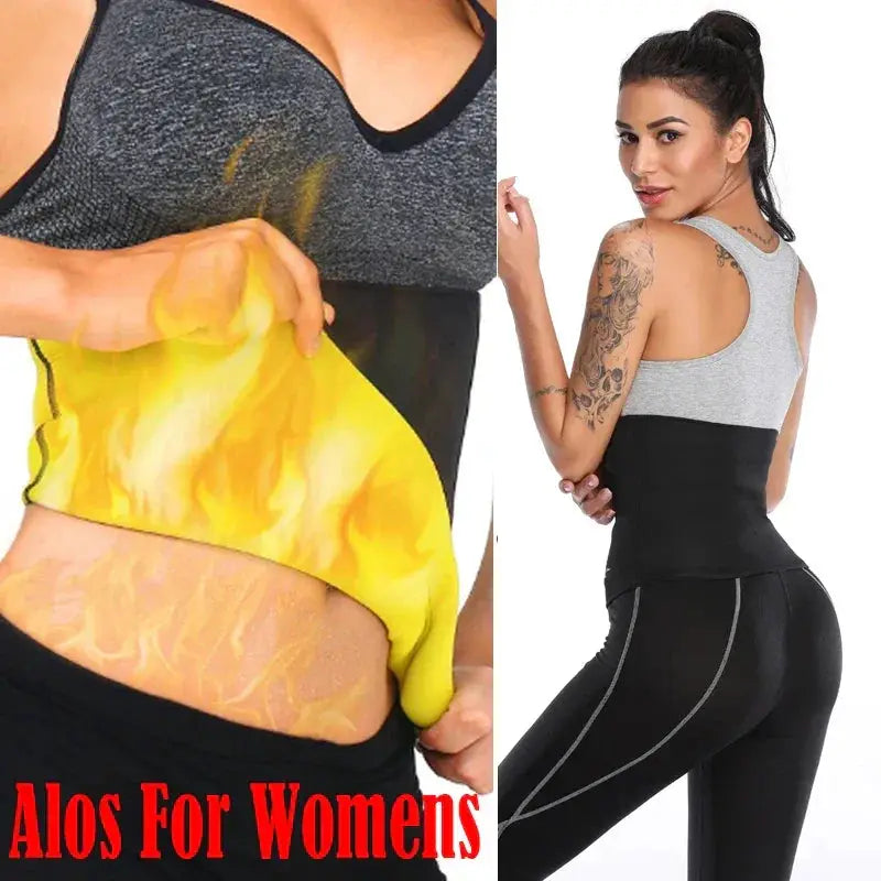 Men's Sauna Sweat Belt Waist Trainer For Core Support