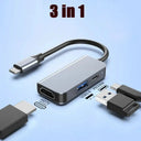 Multi Port USB C Hub - 4K HDMI Fast Charge