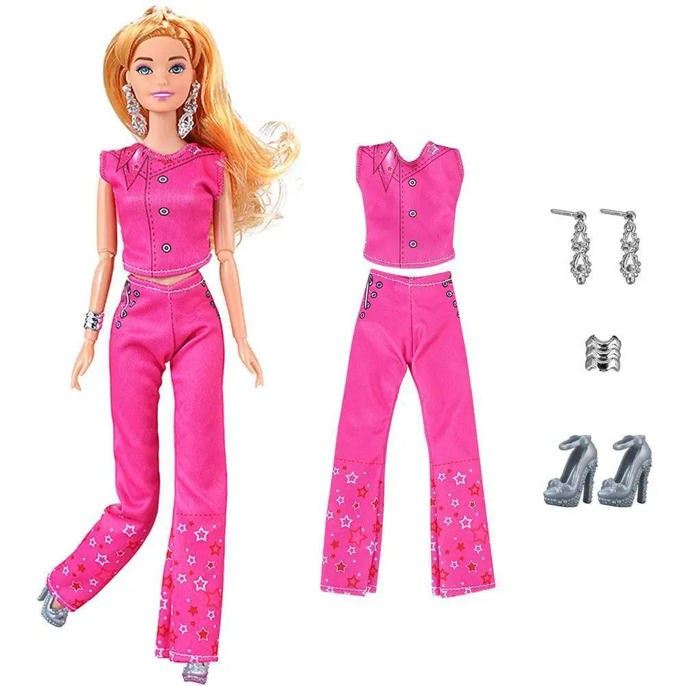 Chic Doll Fashion Set Vibrant Colors High Quality Style