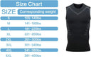 Mens Ionic Compression Shaping Vest Breathable Ice Silk Tank