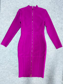 BEAUKEY Purple Bandage Dress
