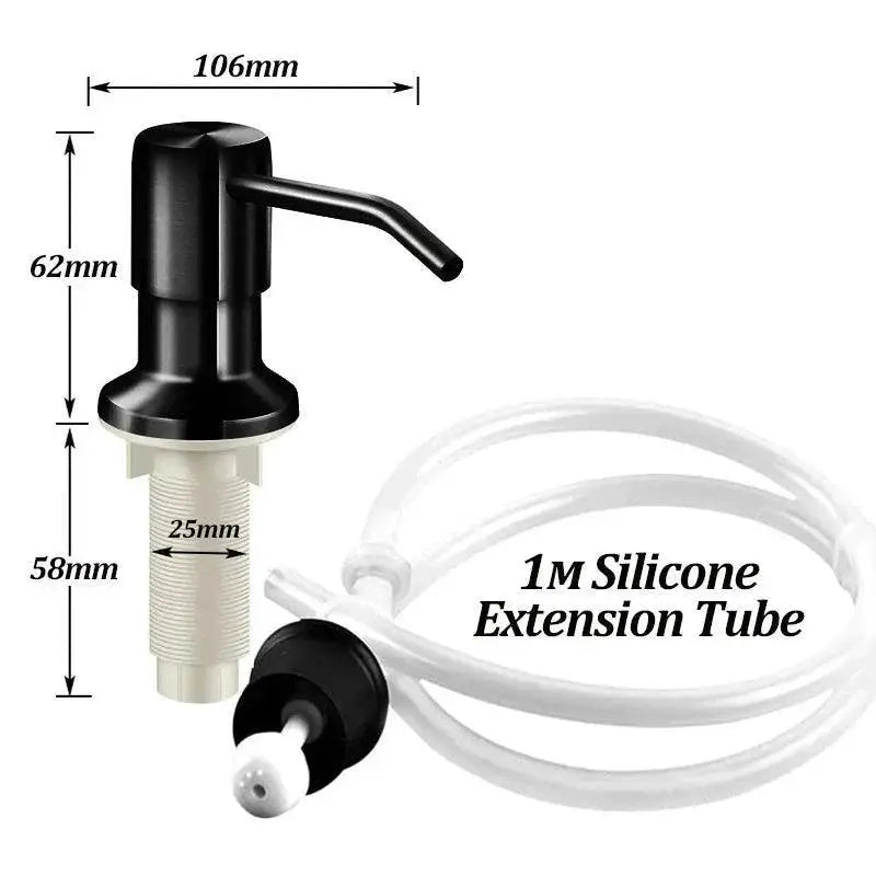 Stainless Steel Soap Pump Kit Premium for Kitchen Use