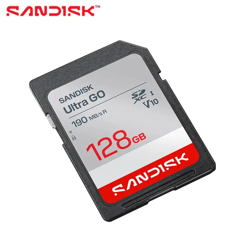 SANDISK Ultra GO SD Card V10 High Speed UHS-I Memory Card Max 190Mb/s Read SDHC 32GB SDXC 64GB 128GB Full HD Video Camera Cards