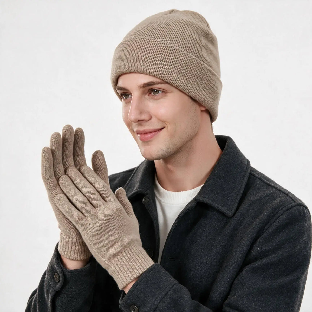 Stretch Knit Glove Set