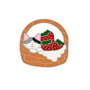 Cat Reading Enamel Pin for Book Lovers