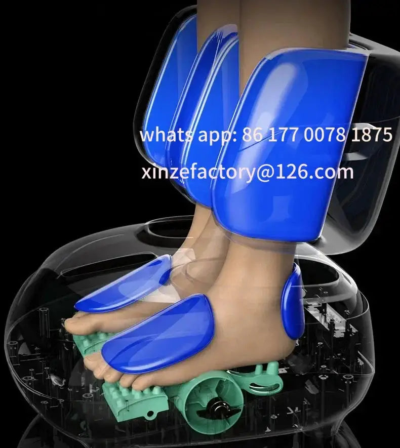 Customizable Fully Automatic Foot Massage Machine Detachable Split Massage Heating Kneading Leg Massager Home