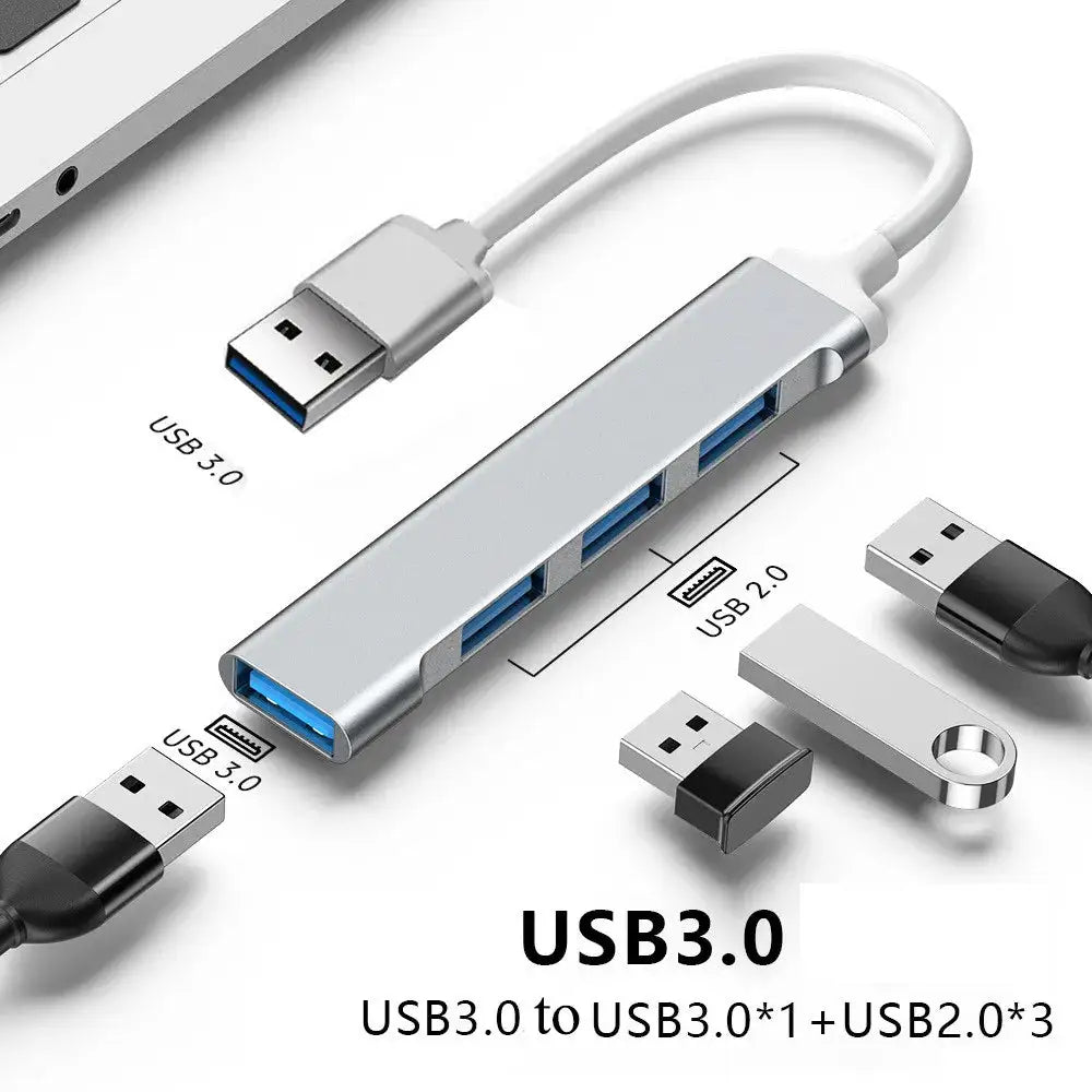 4 Port Multi Splitter USB 3.0 Hub USB Hub Type C Dock Adapter OTG Type C HUB for PC Xiaomi Huawei Macbook Pro USB 2.0