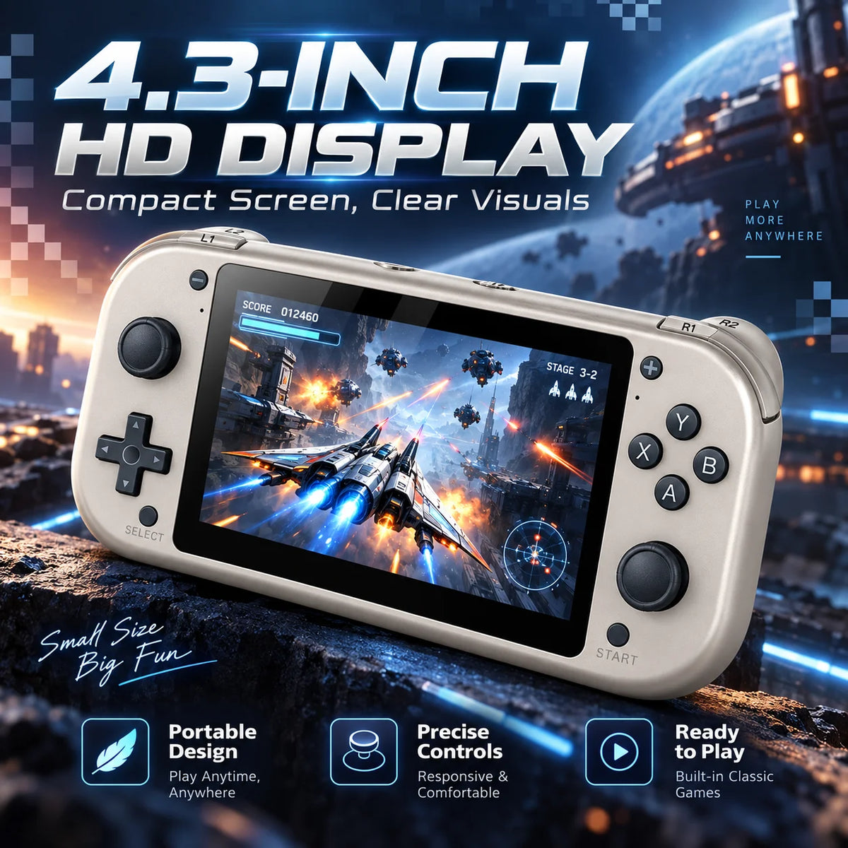 M17 Retro Handheld Video Game