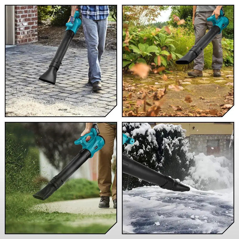 YOFIDRA 2000W Electric Leaf Blower 6 Speed Makita Battery