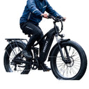 ESKUTE 80 Miles Fat Tire Ebike Full Suspension 48V